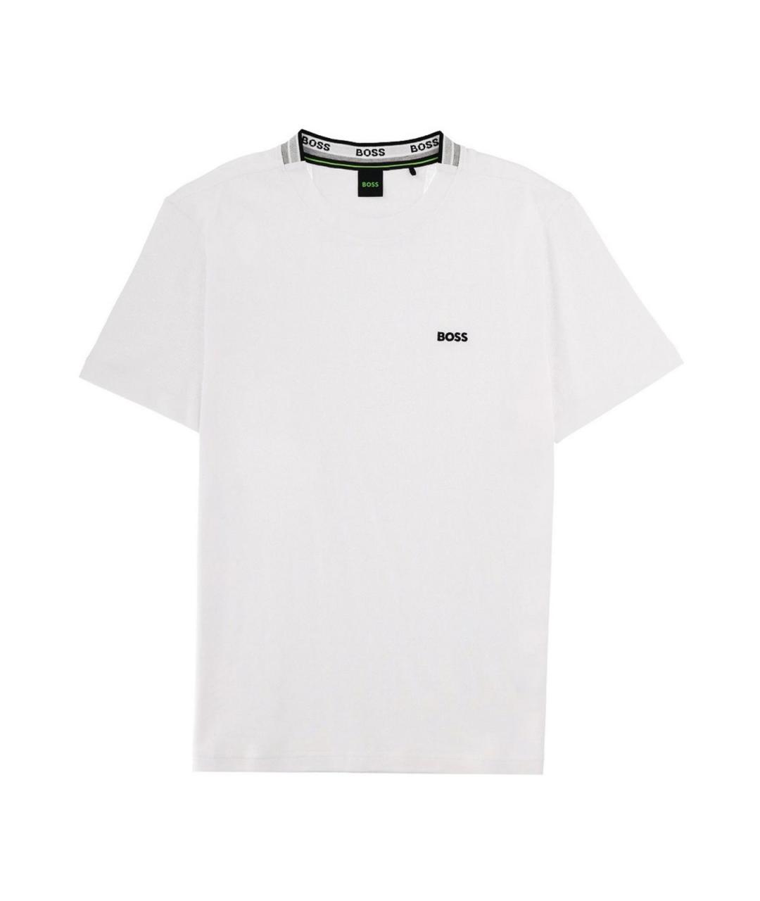 HUGO BOSS Белая хлопковая футболка, фото 1