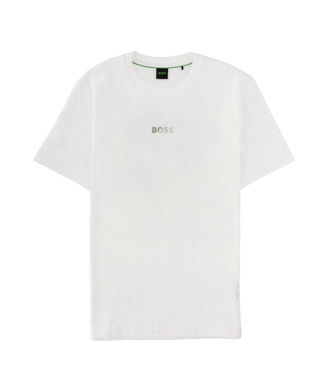 HUGO BOSS Белая хлопковая футболка, фото 1