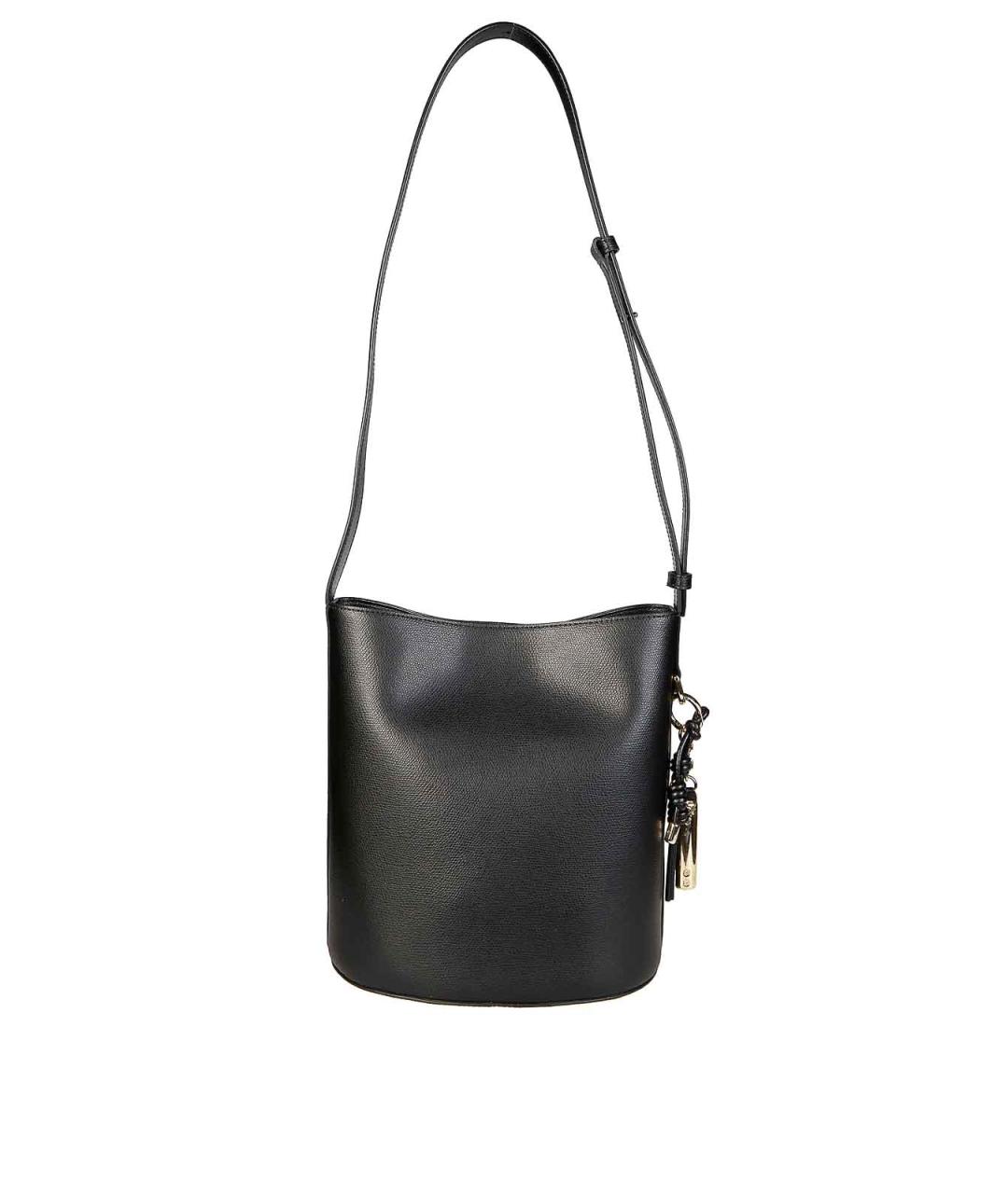 FURLA Черная кожаная сумка через плечо, фото 3