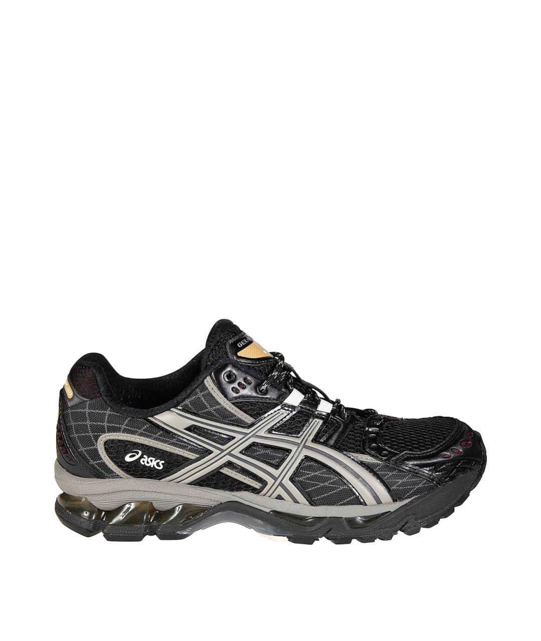 ASICS Черные текстильные низкие кроссовки / кеды, фото 1