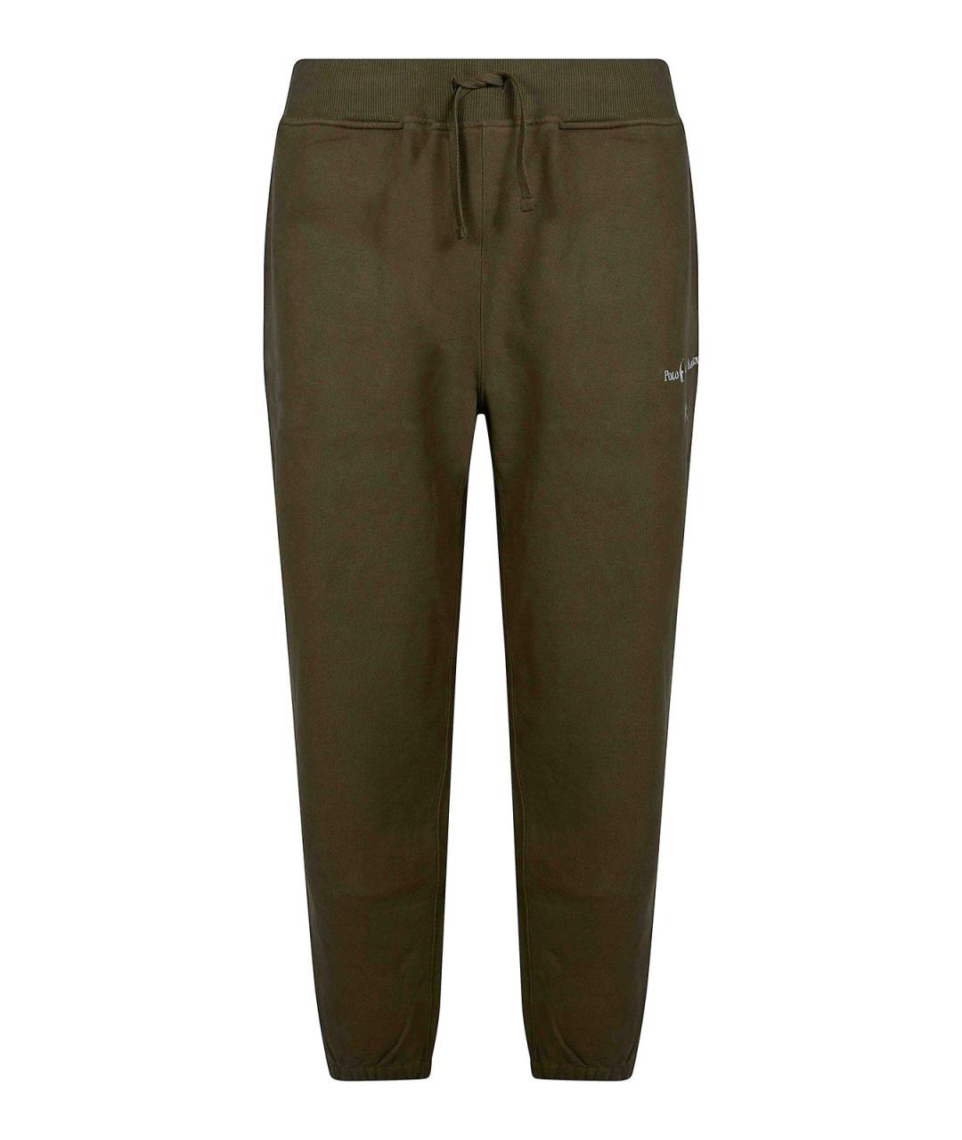POLO RALPH LAUREN Зеленые повседневные брюки, фото 1