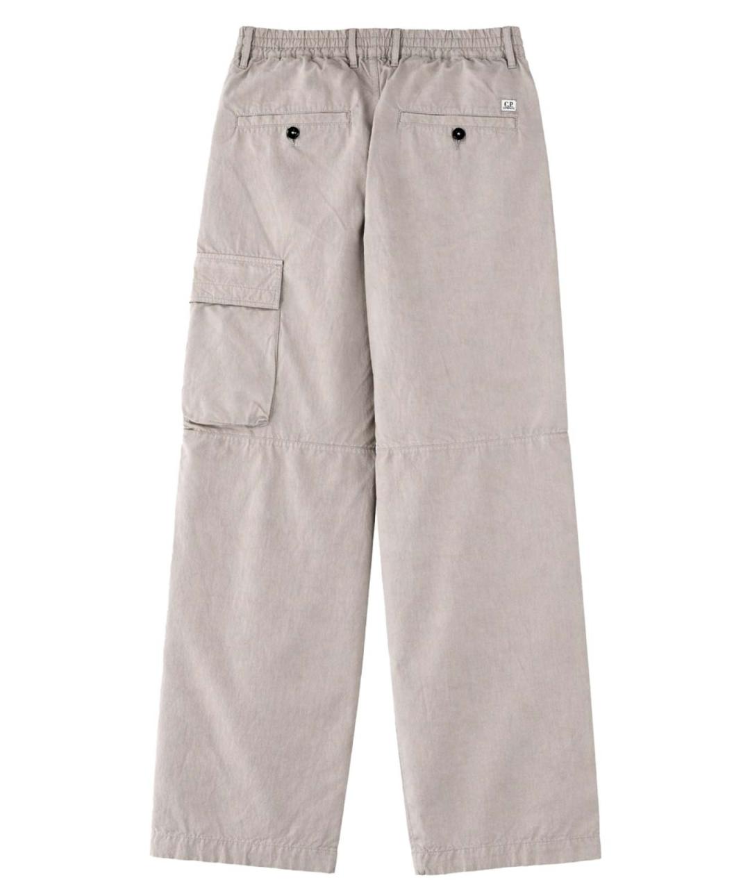 CP COMPANY Бежевые хлопковые повседневные брюки, фото 6