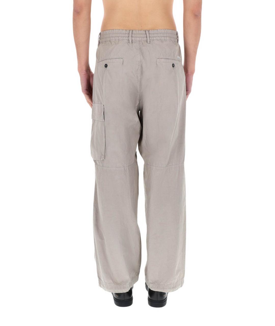 CP COMPANY Бежевые хлопковые повседневные брюки, фото 4