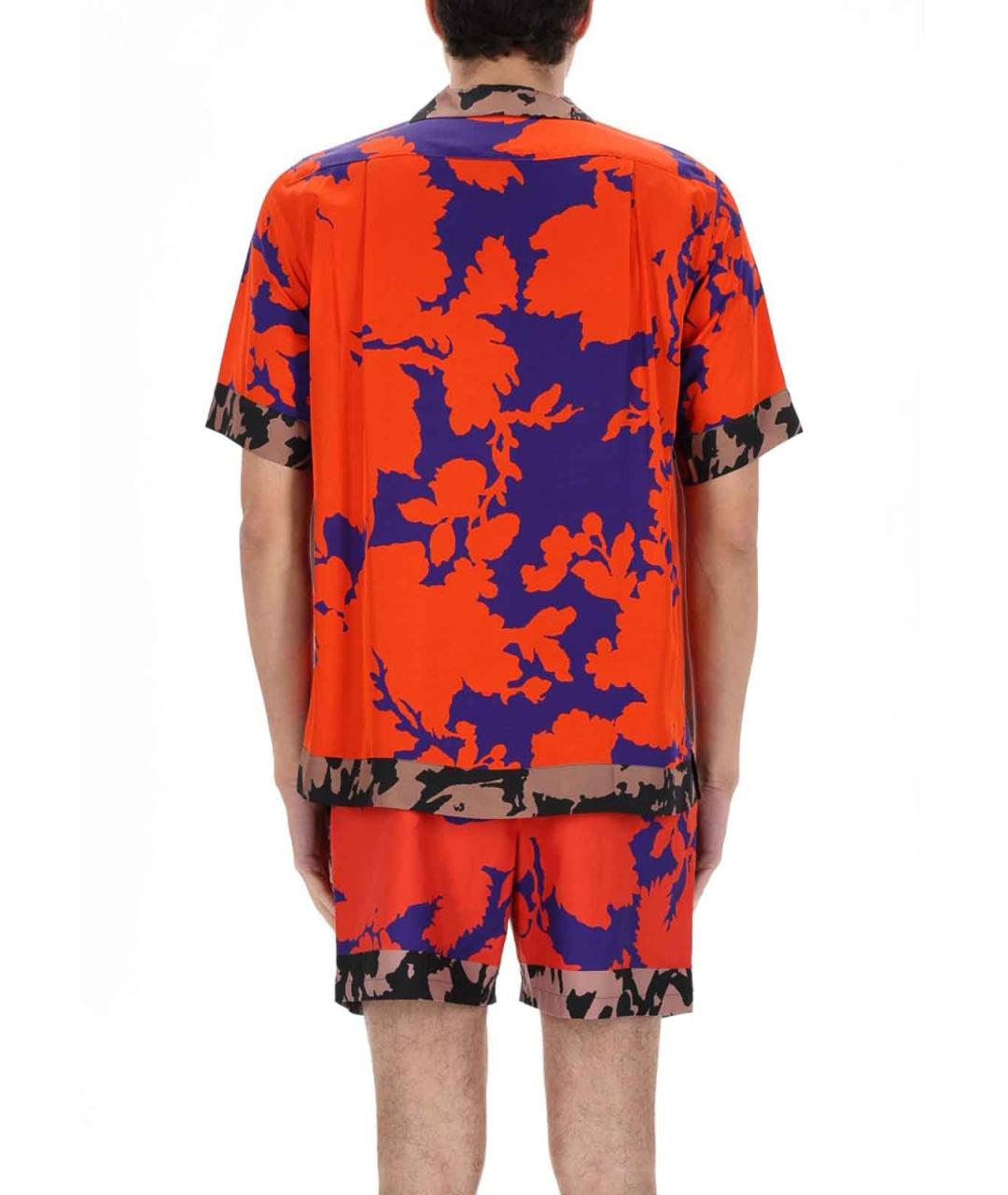 DRIES VAN NOTEN Красная кэжуал рубашка, фото 5