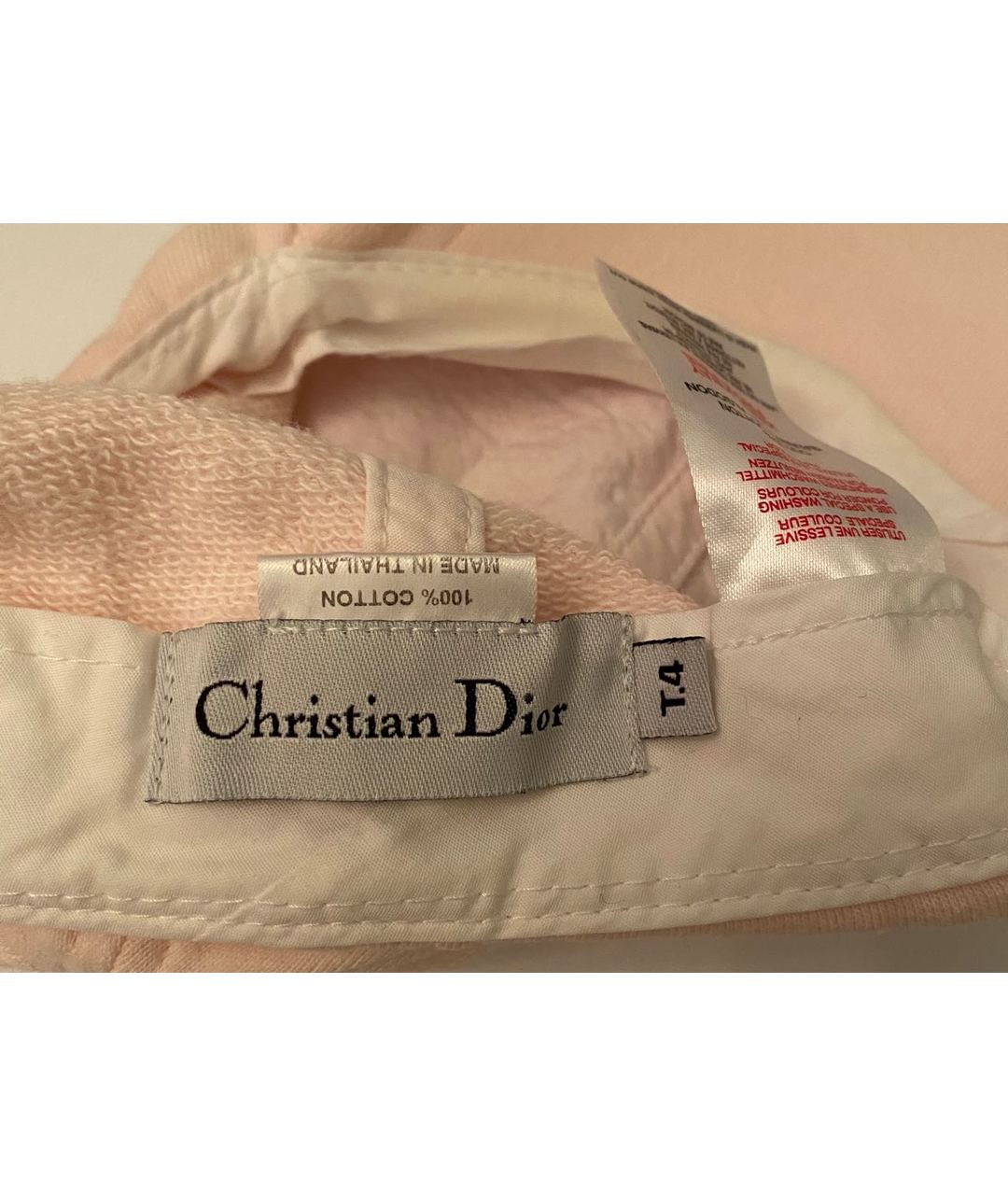 CHRISTIAN DIOR PRE-OWNED Розовый тканевый бабочка/галстук, фото 5