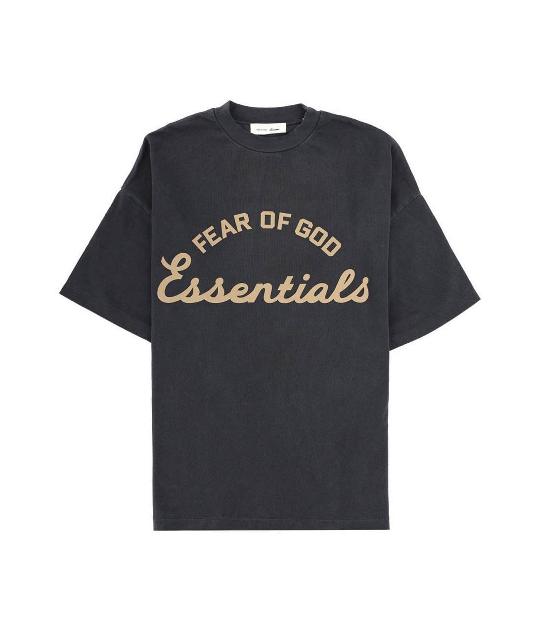 FEAR OF GOD Серая хлопковая футболка, фото 1