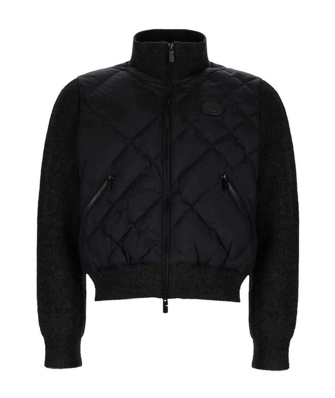 BURBERRY Черная полиамидовая куртка, фото 1