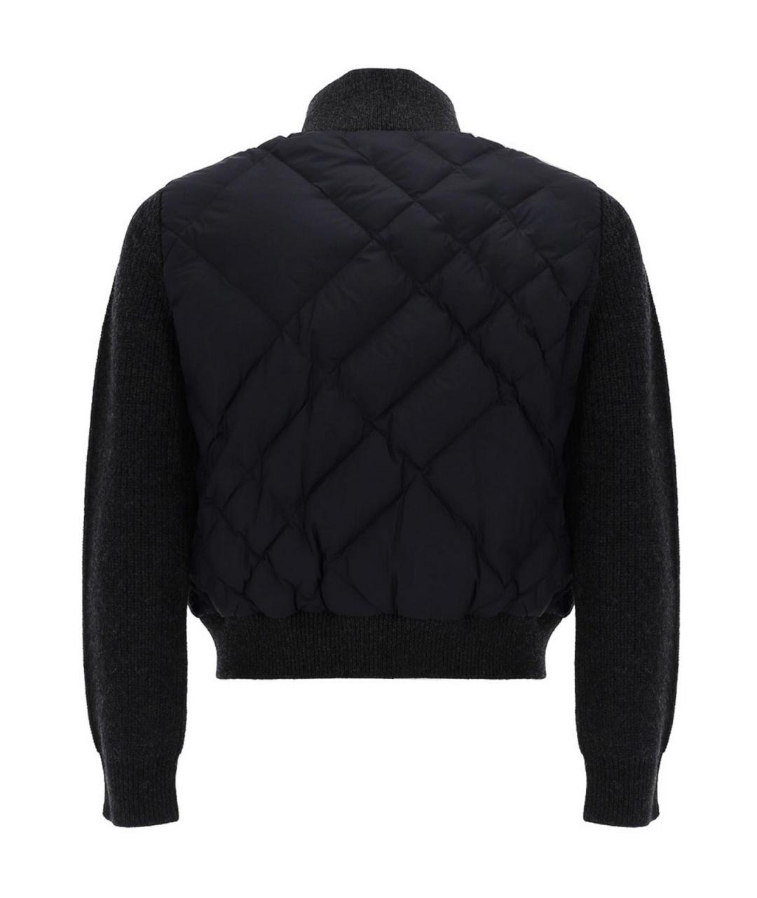 BURBERRY Черная полиамидовая куртка, фото 3