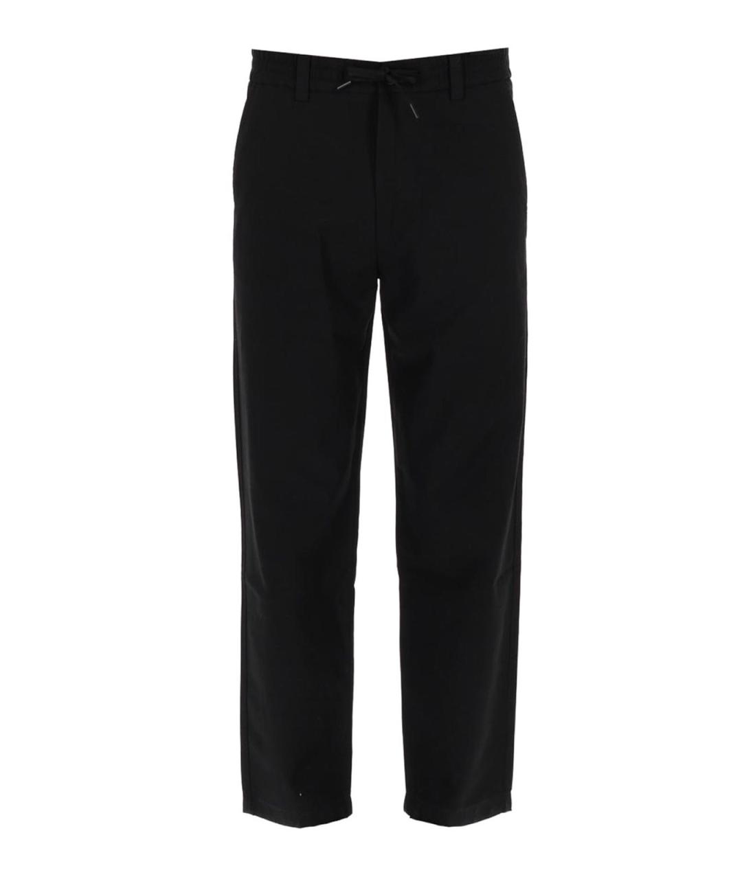 HUGO BOSS Черные хлопковые повседневные брюки, фото 1