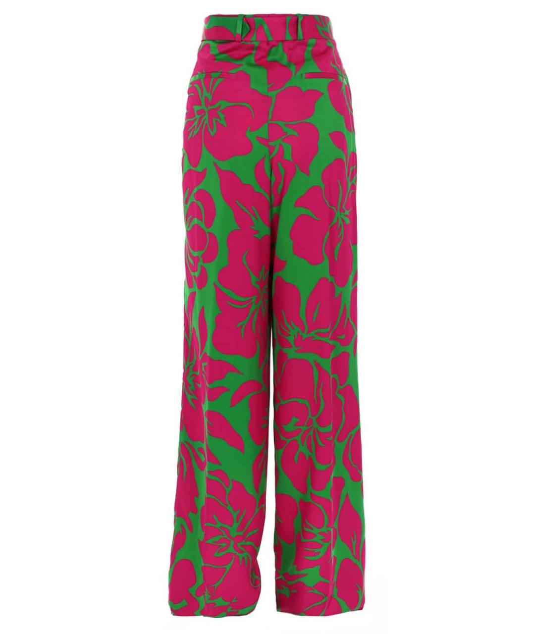 DRIES VAN NOTEN Мульти вискозные брюки широкие, фото 3