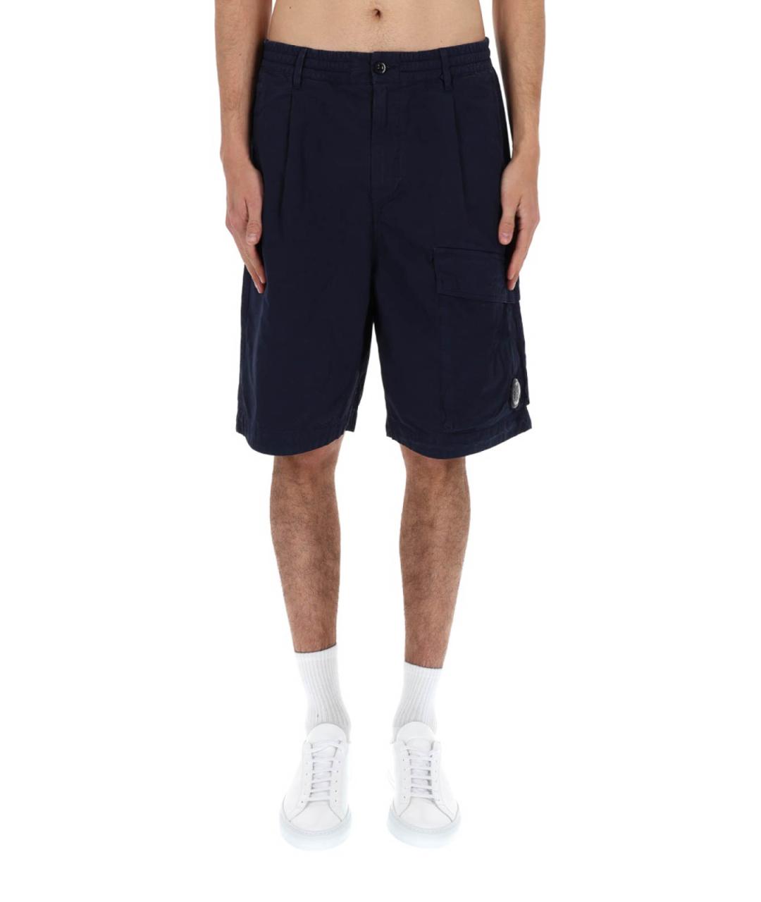 CP COMPANY Синие хлопковые шорты, фото 6