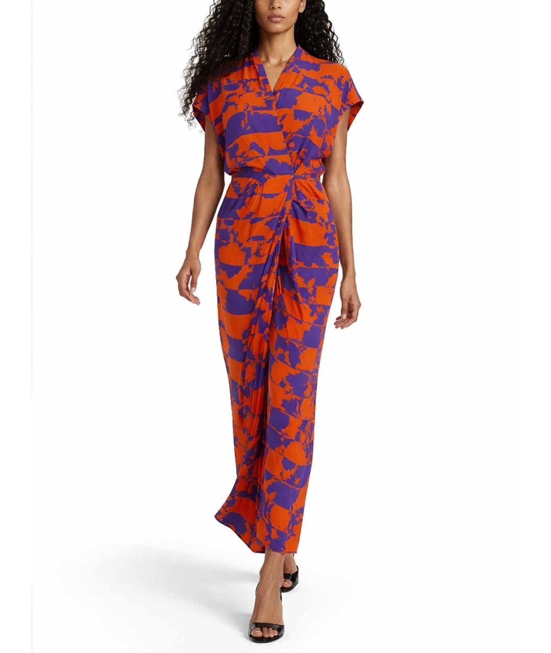 DRIES VAN NOTEN Мульти вискозное повседневное платье, фото 2