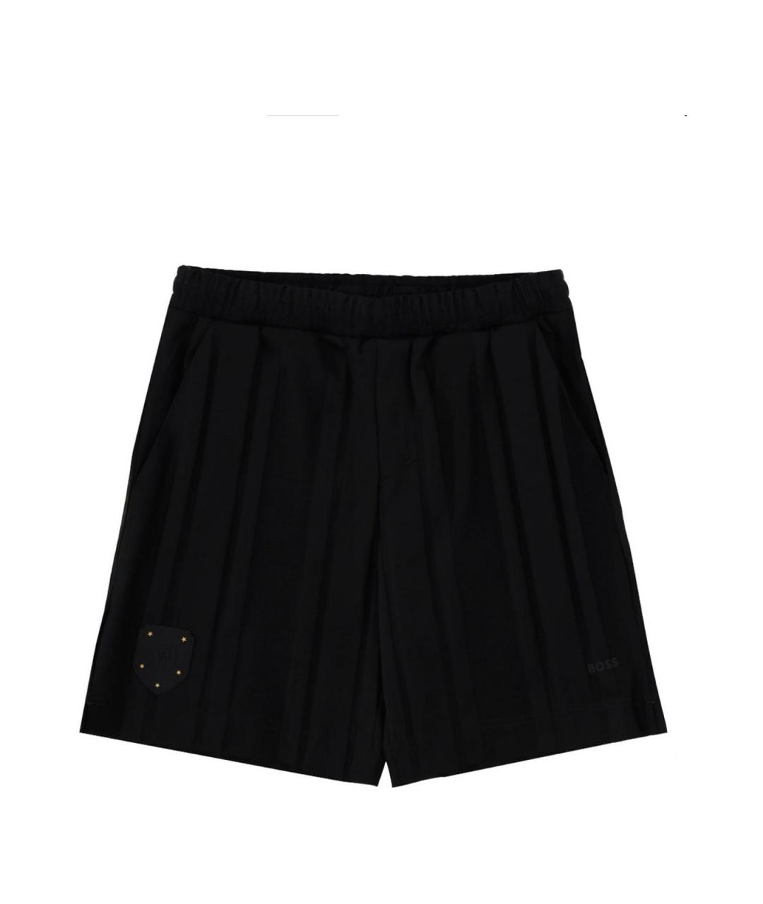 HUGO BOSS Черные хлопковые шорты, фото 1