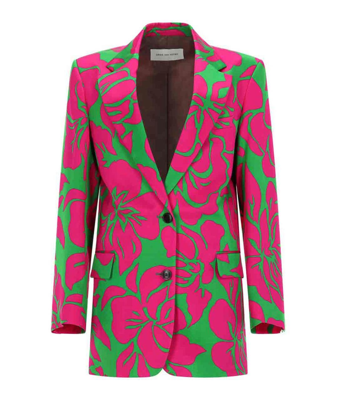 DRIES VAN NOTEN Мульти вискозный жакет/пиджак, фото 1