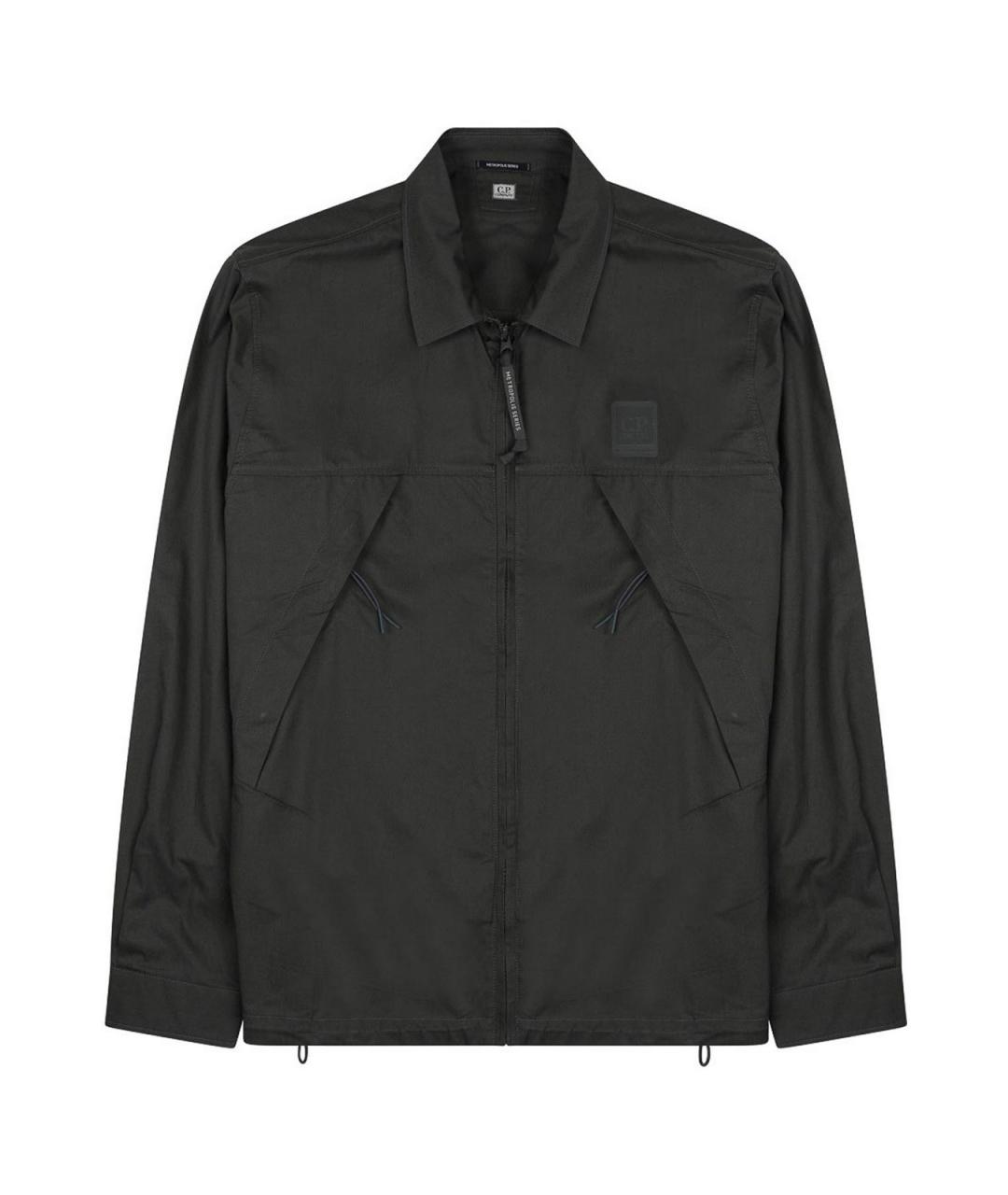 CP COMPANY Черная хлопковая куртка, фото 1