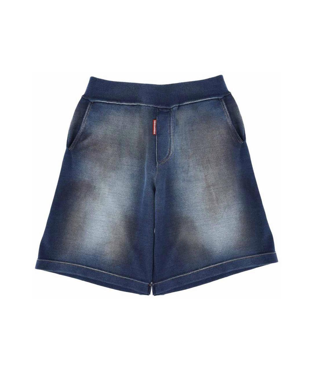 DSQUARED2 Синие хлопковые шорты, фото 1
