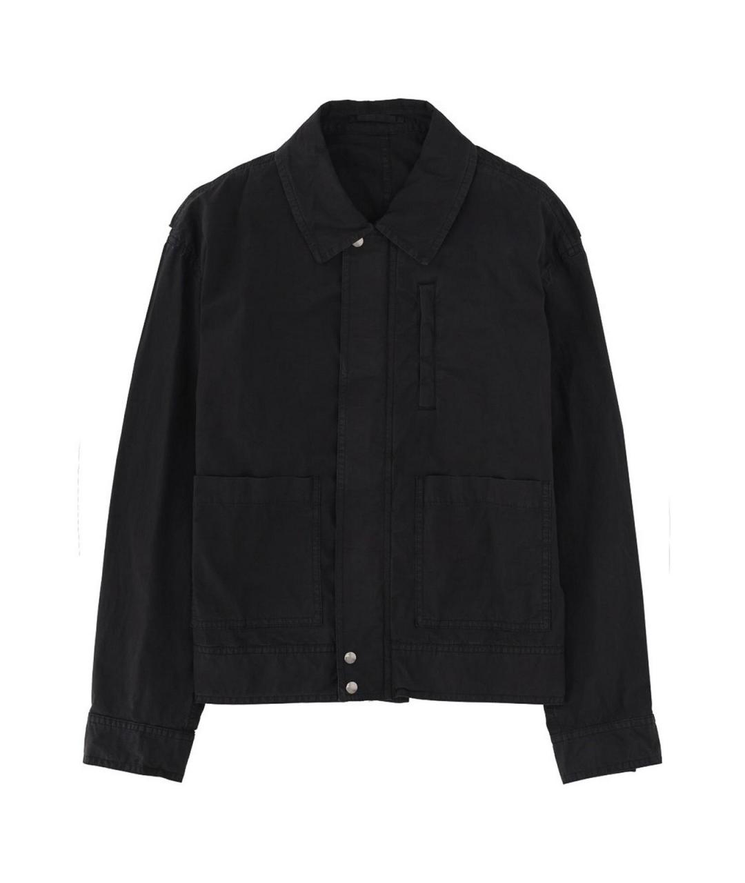 DRIES VAN NOTEN Черная хлопковая куртка, фото 1