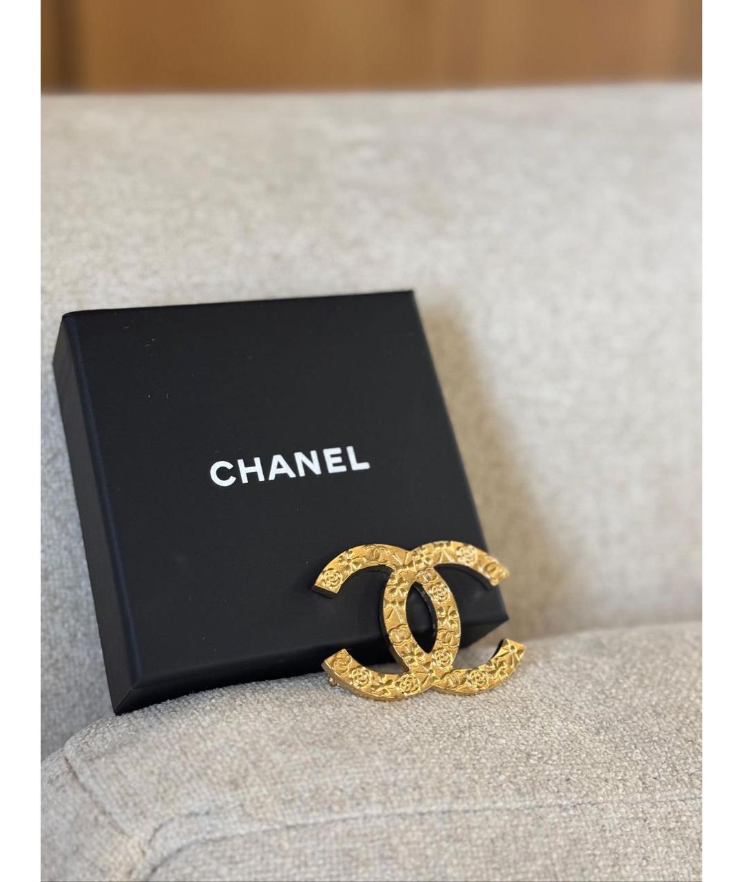 CHANEL Золотая булавка / брошь, фото 2