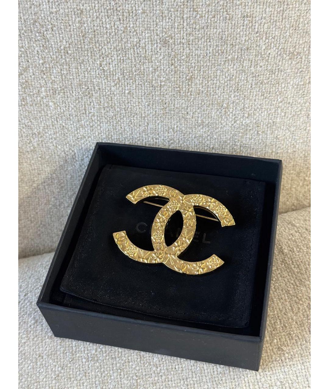 CHANEL Золотая булавка / брошь, фото 3