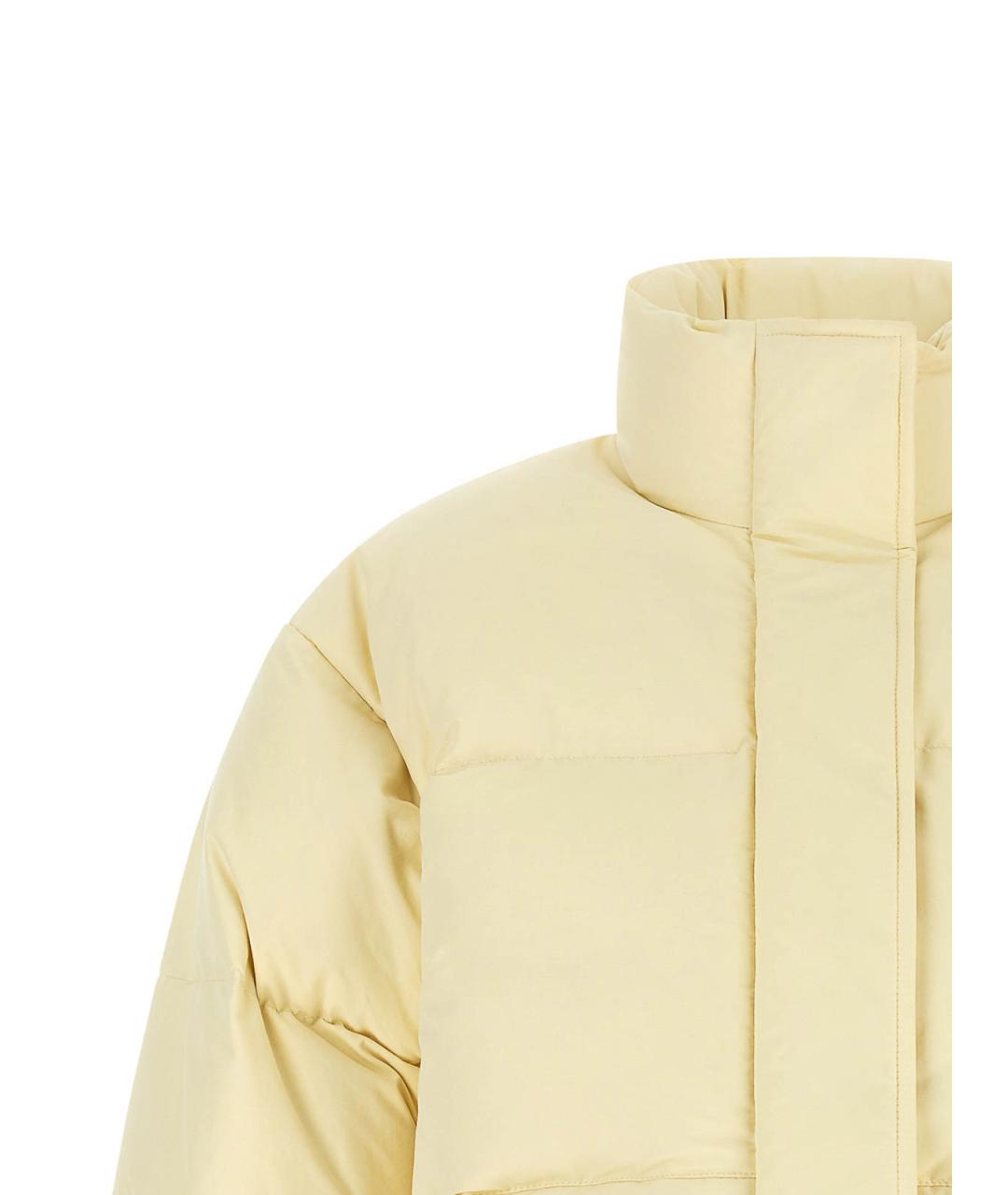 JIL SANDER Желтый пуховик, фото 3