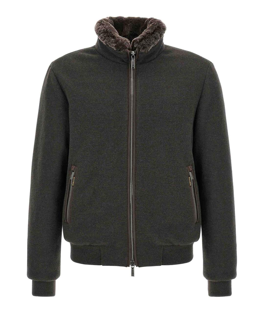 MOORER Серая куртка, фото 1