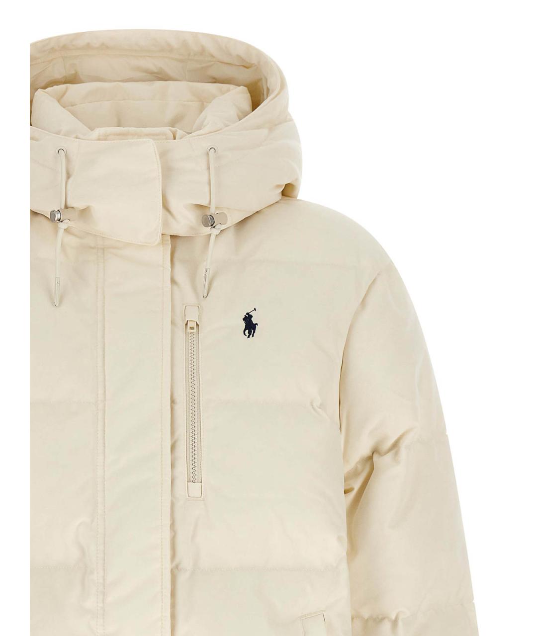 POLO RALPH LAUREN Бежевый пуховик, фото 3