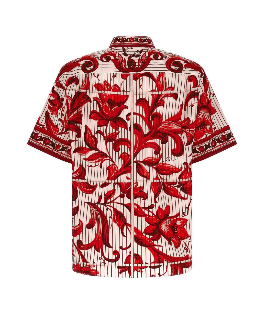 DOLCE&GABBANA Мульти хлопковая кэжуал рубашка, фото 2