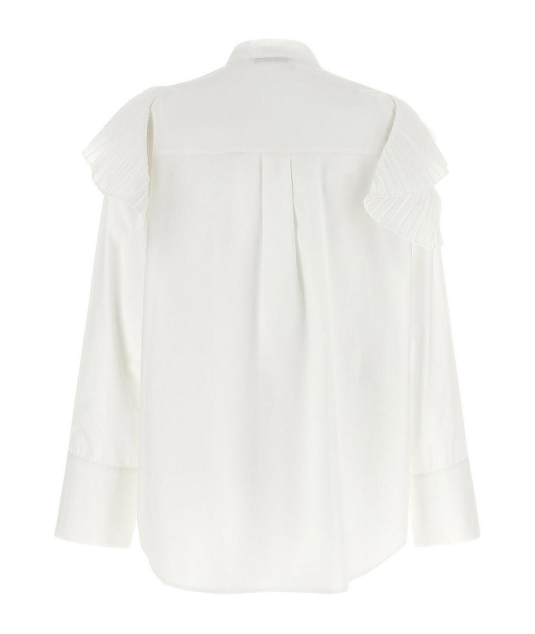ALBERTA FERRETTI Белая хлопковая рубашка, фото 2