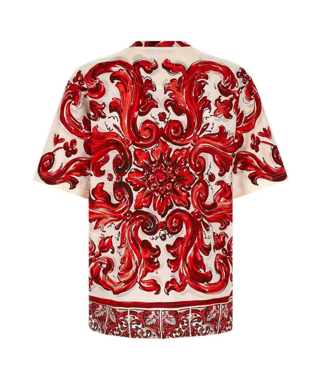 DOLCE&GABBANA Мульти хлопковая футболка, фото 2