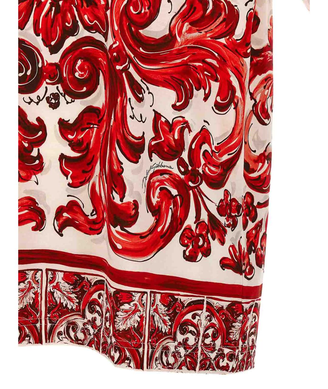DOLCE&GABBANA Мульти хлопковая футболка, фото 4