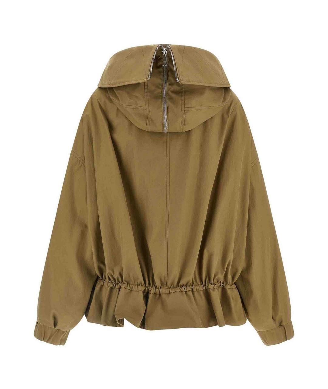 DRIES VAN NOTEN Горчичная хлопковая куртка, фото 2