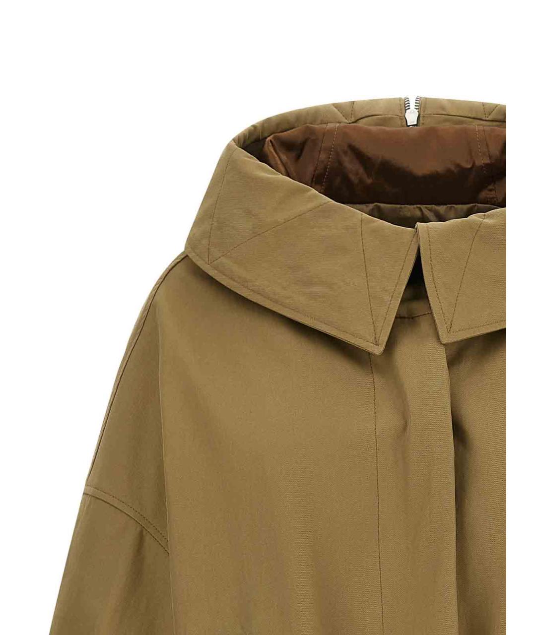 DRIES VAN NOTEN Горчичная хлопковая куртка, фото 3