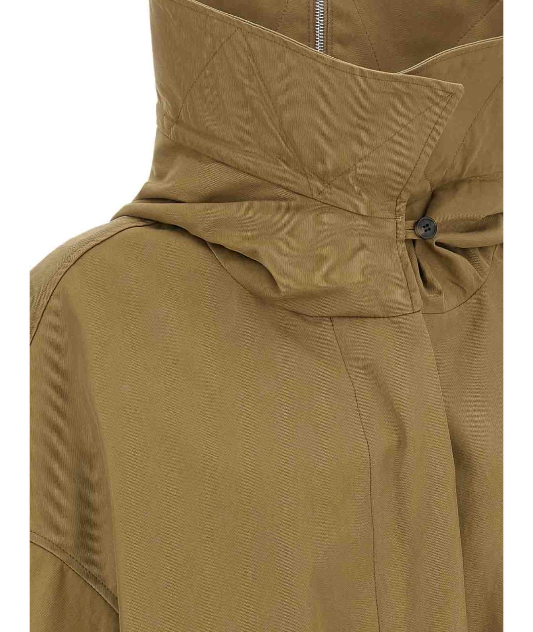 DRIES VAN NOTEN Горчичная хлопковая куртка, фото 4