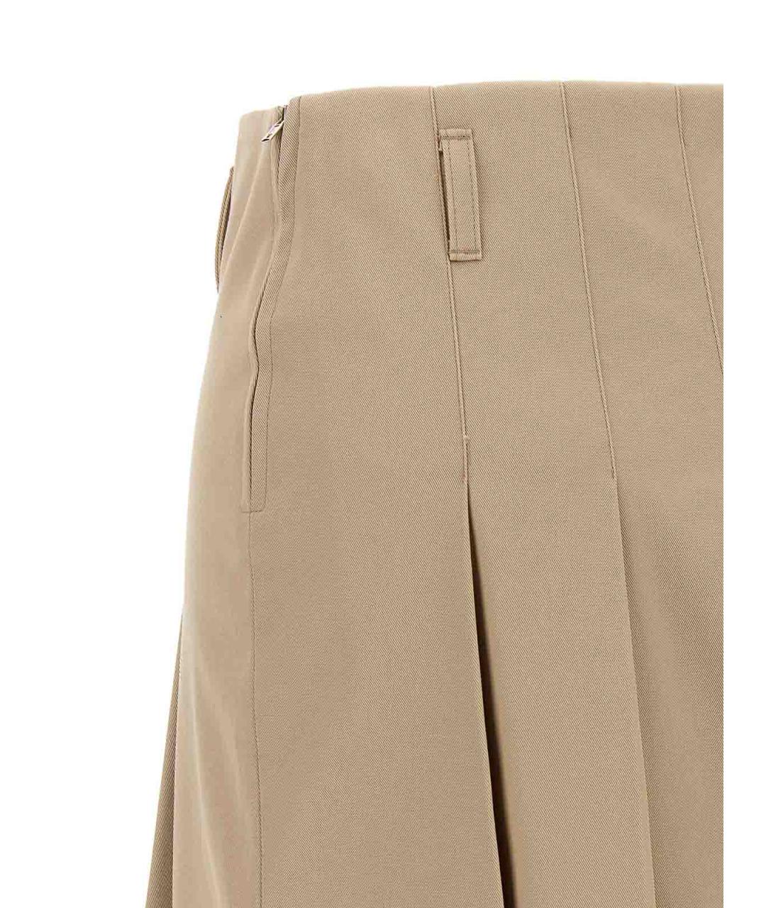 A.P.C. Бежевая хлопковая юбка миди, фото 4