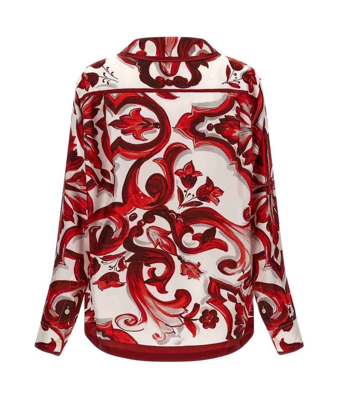 DOLCE&GABBANA Мульти шелковая кэжуал рубашка, фото 2