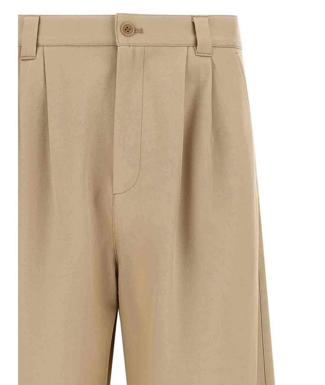 A.P.C. Бежевые хлопковые повседневные брюки, фото 3