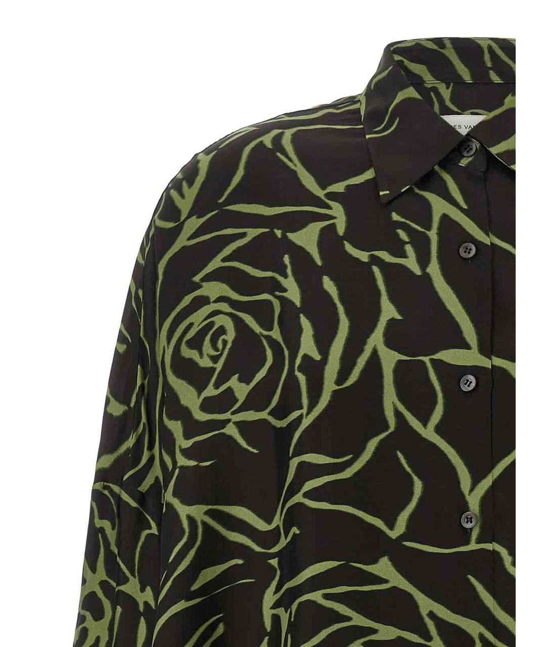 DRIES VAN NOTEN Мульти вискозная рубашка, фото 3