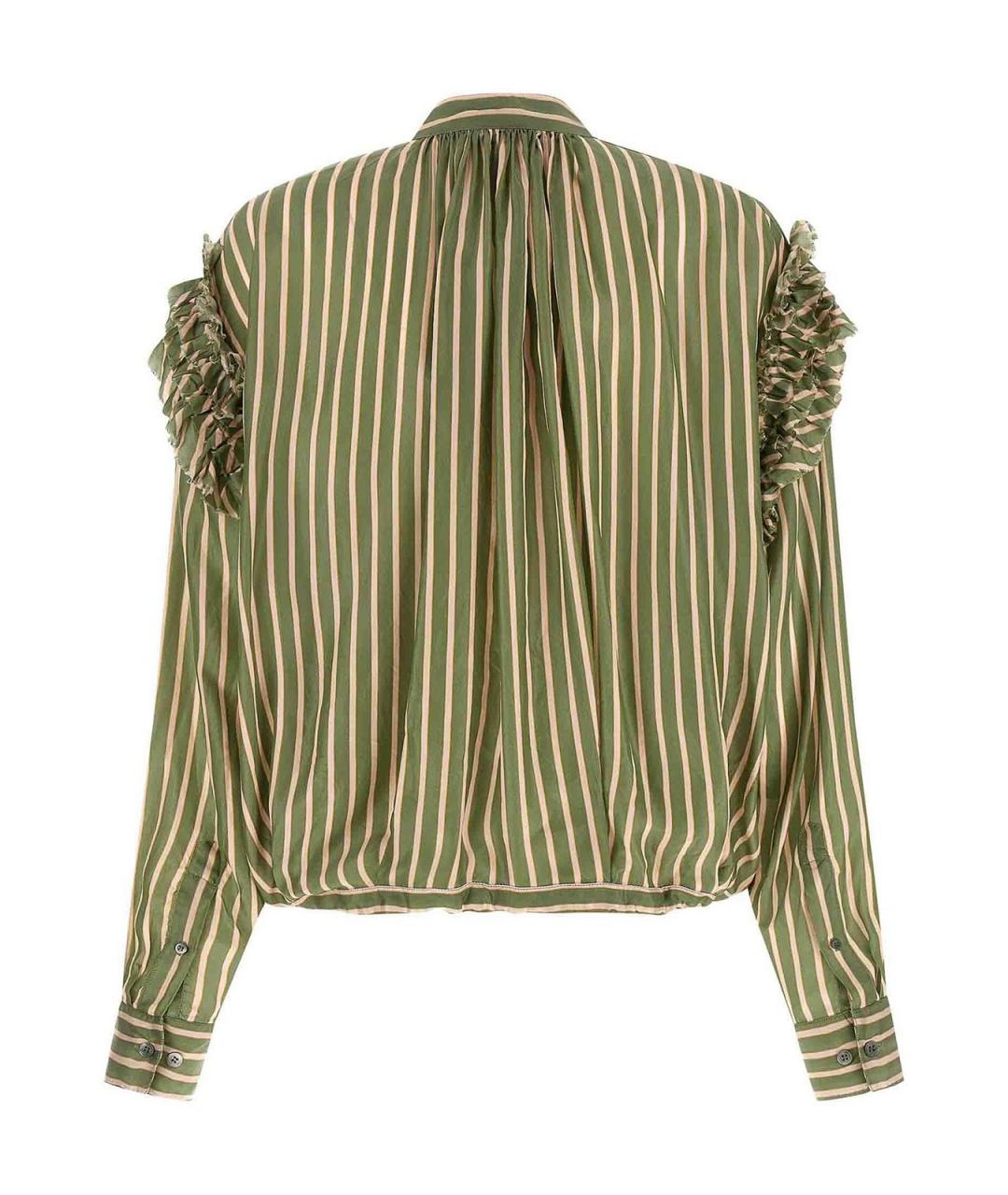 DRIES VAN NOTEN Зеленая рубашка, фото 2
