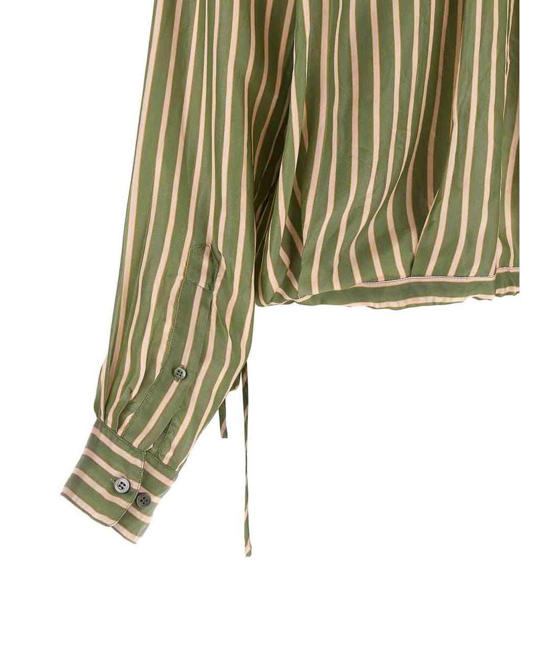 DRIES VAN NOTEN Зеленая рубашка, фото 4