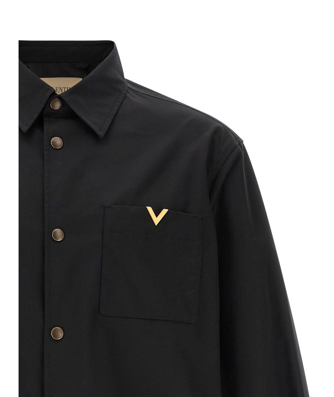 VALENTINO Черная кэжуал рубашка, фото 3