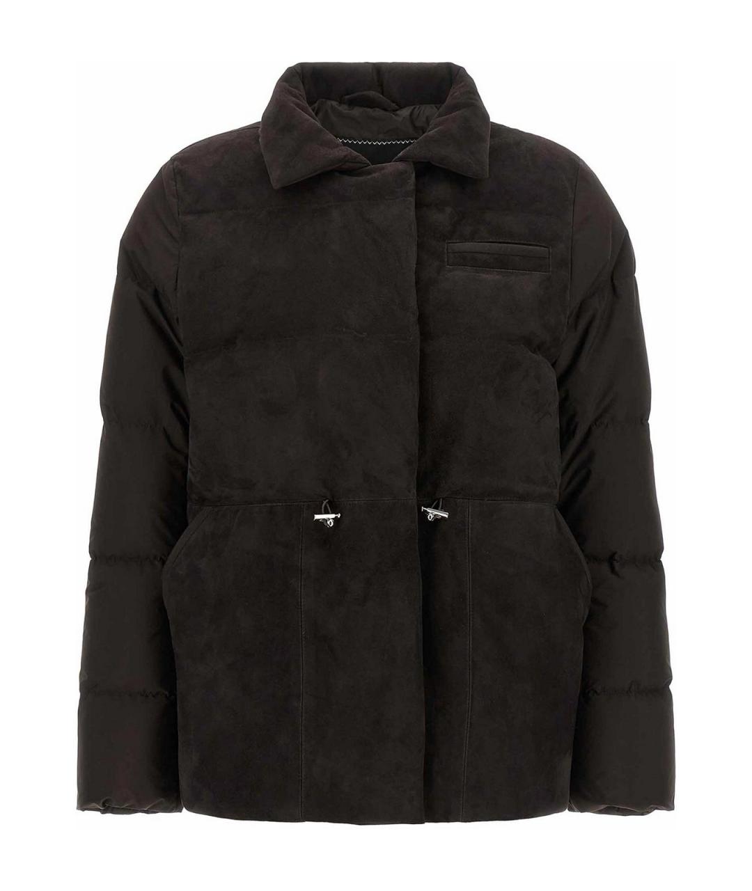 KITON Коричневый пуховик, фото 1