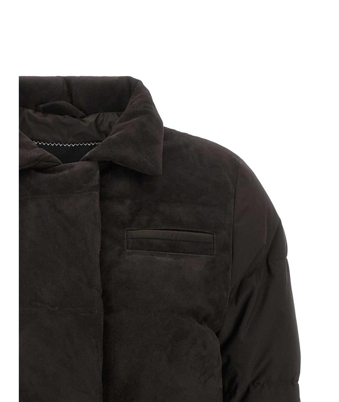 KITON Коричневый пуховик, фото 3