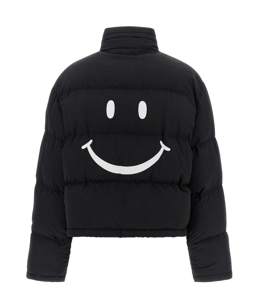 MOSCHINO Черная полиамидовая куртка, фото 2