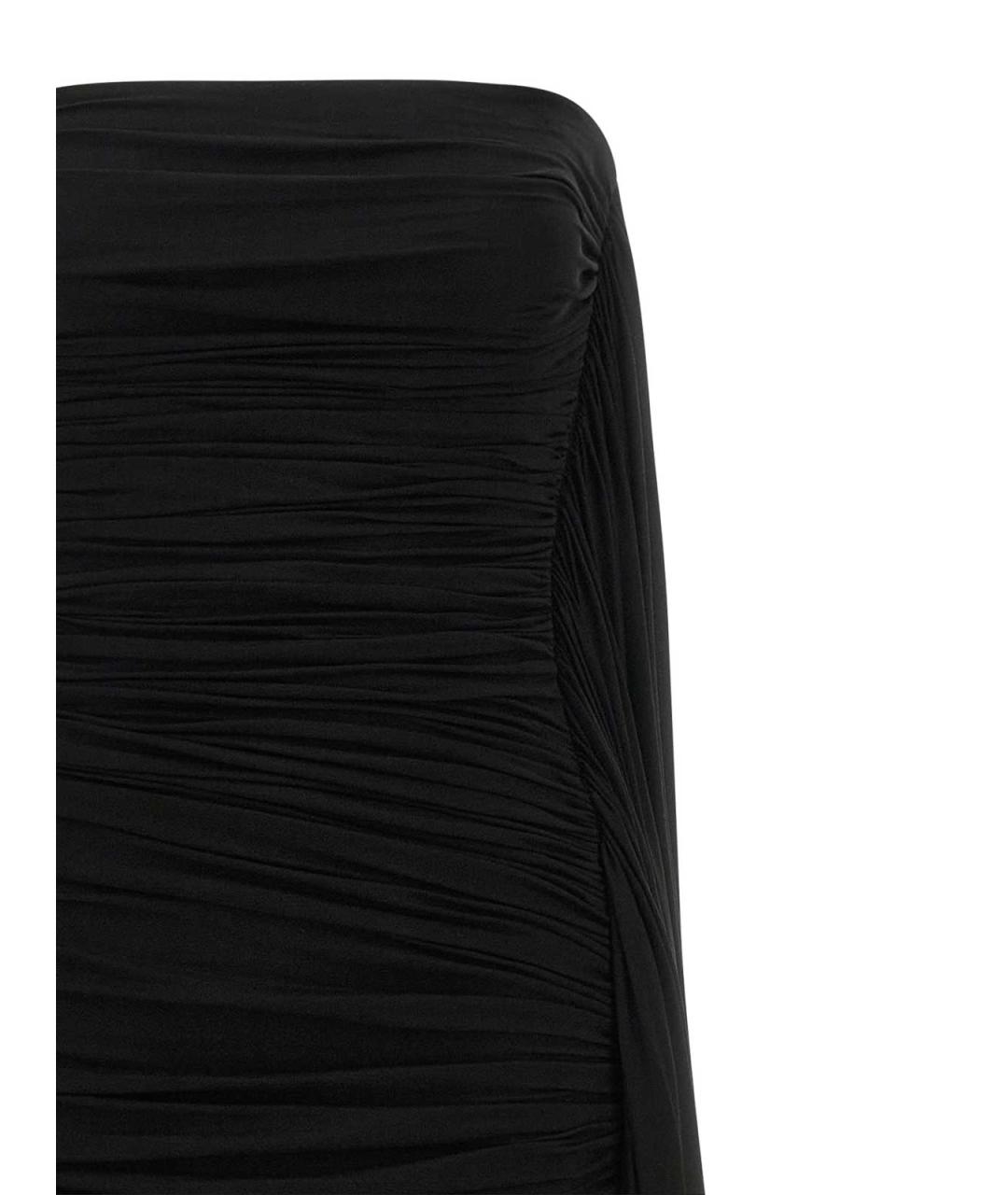 ALEXANDER WANG Черное вискозное коктейльное платье, фото 3
