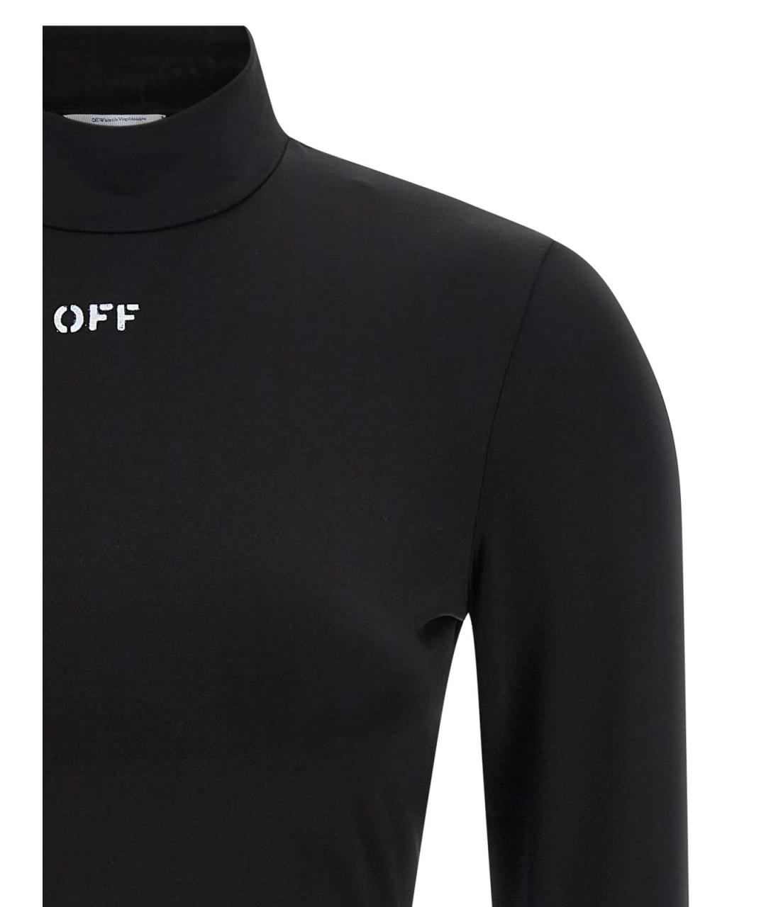 OFF-WHITE Черная водолазка, фото 3