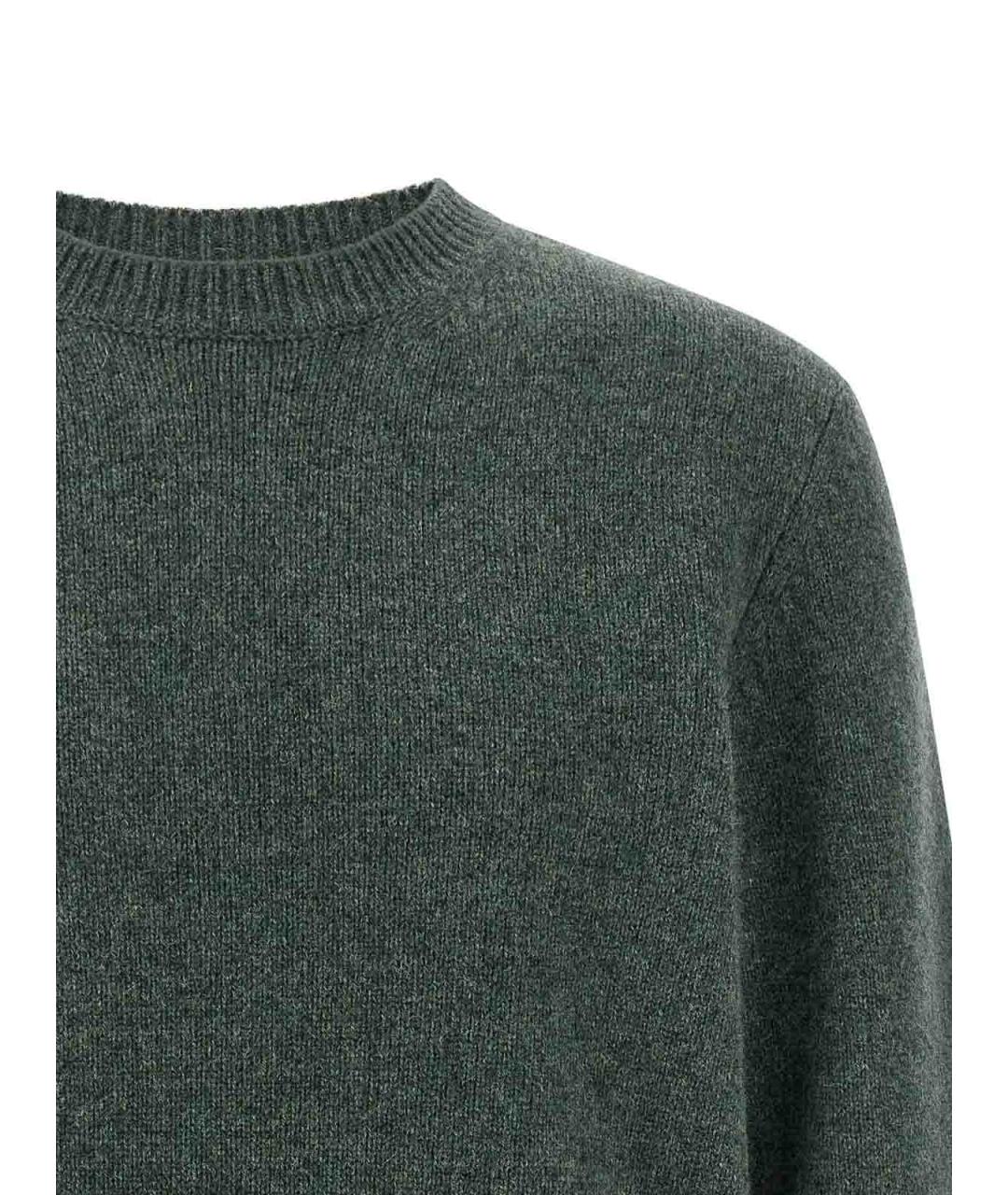 A.P.C. Зеленый шерстяной джемпер / свитер, фото 3