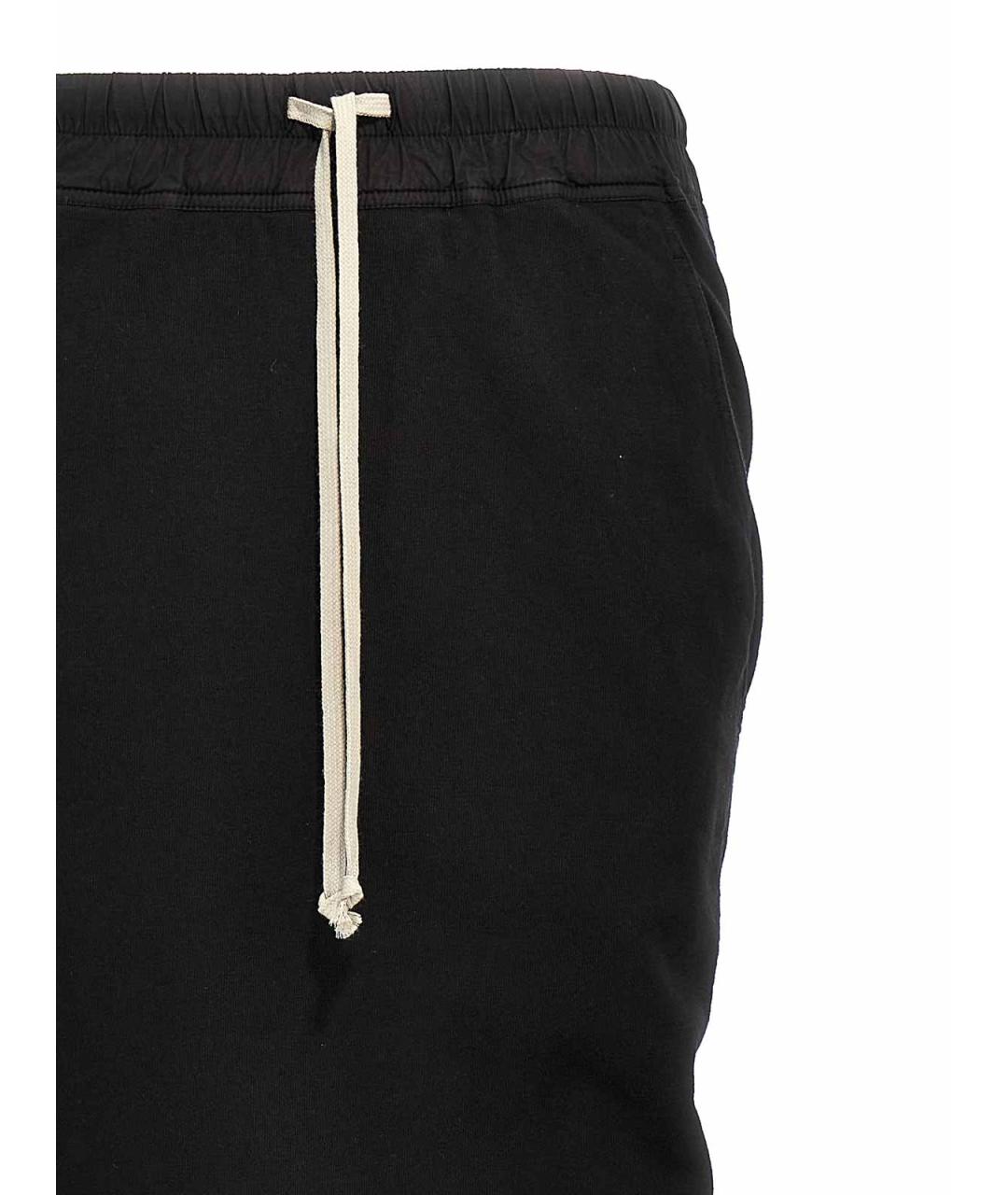 RICK OWENS DRKSHDW Черная хлопковая юбка макси, фото 3