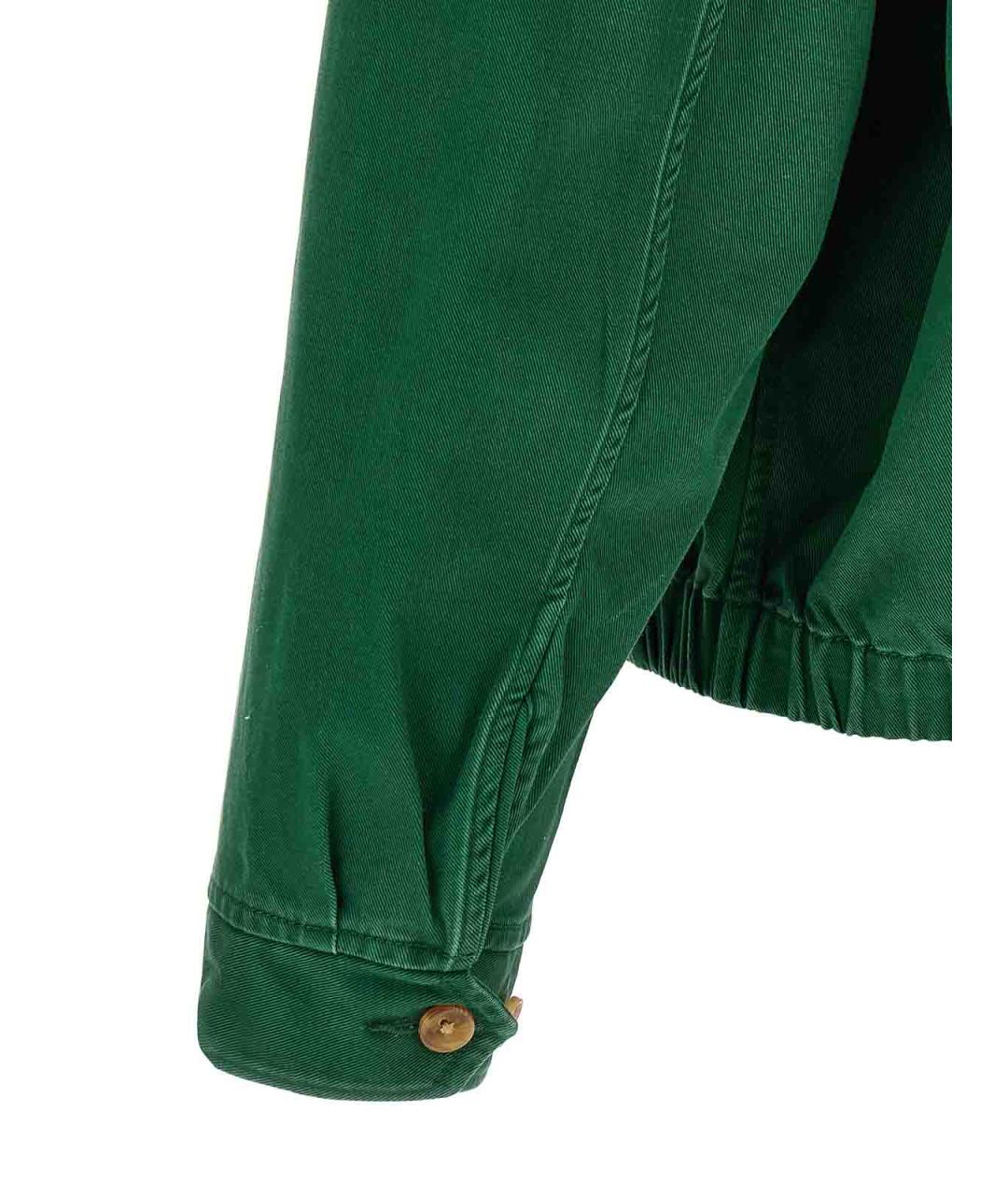 POLO RALPH LAUREN Зеленая хлопковая куртка, фото 4