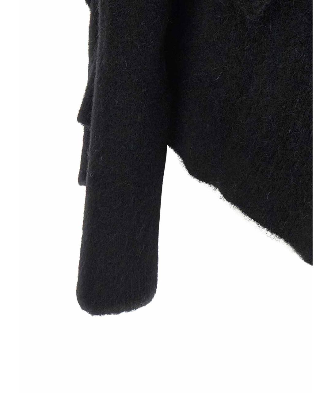 RICK OWENS Черный шерстяной кардиган, фото 4