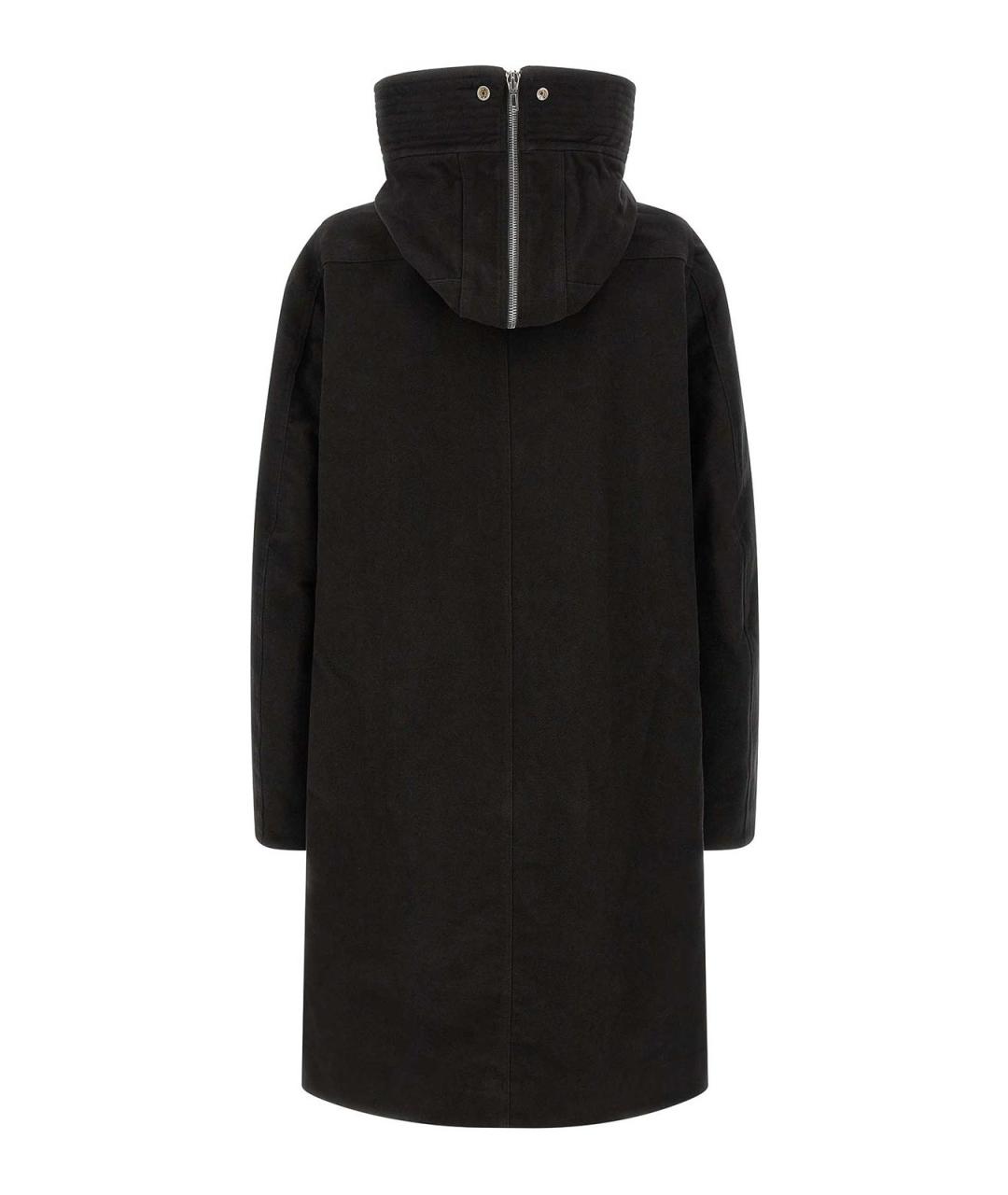 RICK OWENS Черная хлопковая парка, фото 2